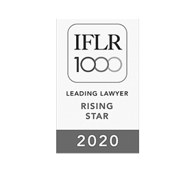 IFLR1000 2020 Rising Star Lawyer badge