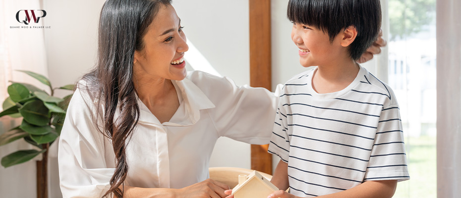 Image of an adult reaching out to a child
